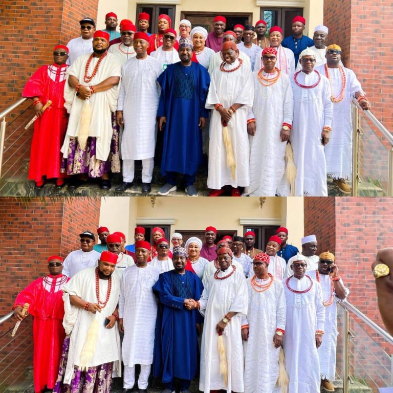 Anioma state push gains momentum as Senator Ned leads royal delegation to Deputy Senate President